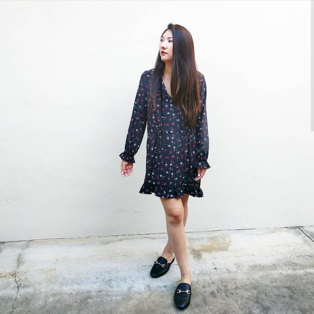 Zara Floral Print Dress